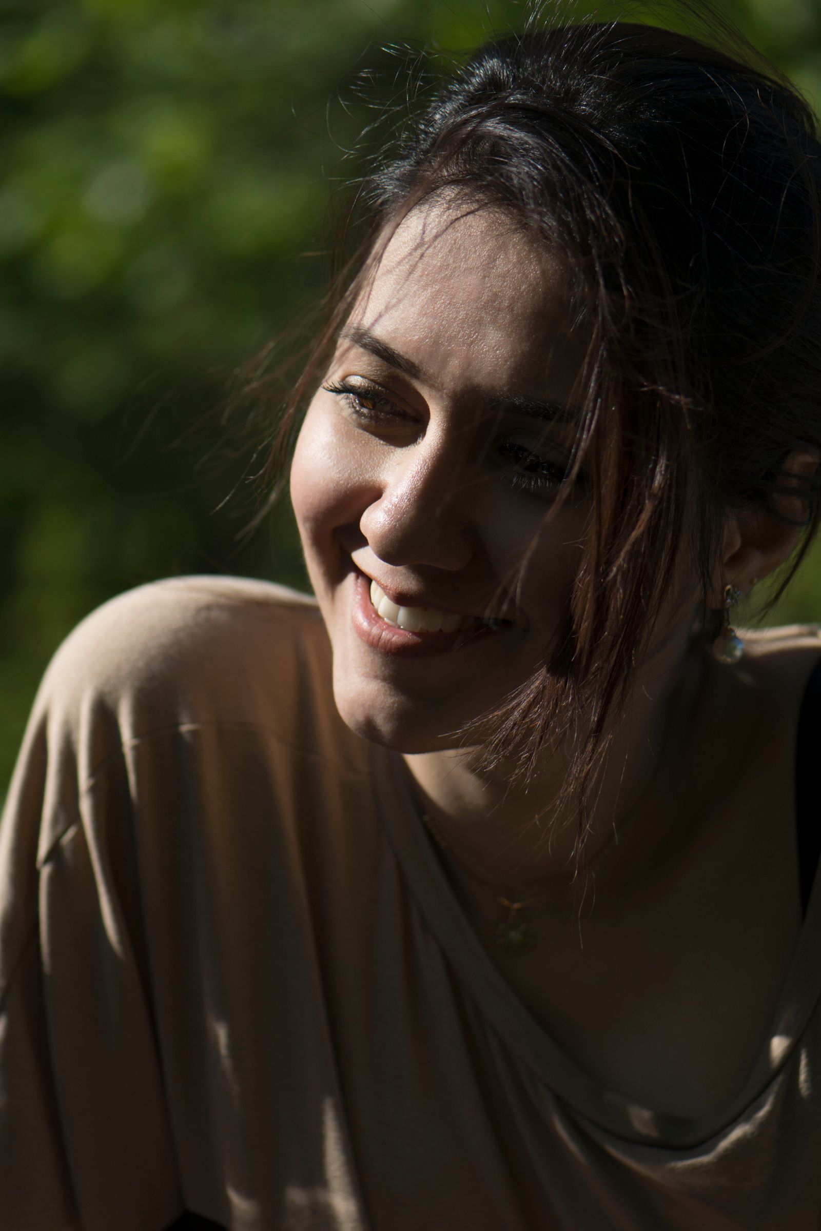 Smiling patient after treatment at Willow Creek Dental